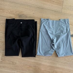 Bundle of Lululemon Leggins Ribbed Size 6